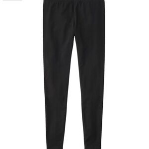 L.L.Bean Black Women's Perfect Fit Pants, Leggings in Medium Tall